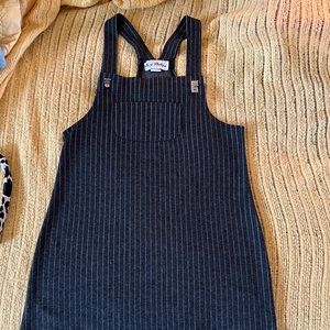 Over all dress super short but so cute